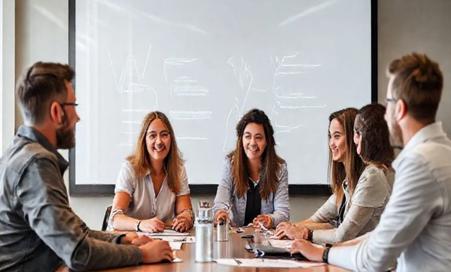 Corporate values workshop team